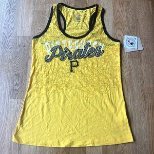 MLB Pittsburgh Pirates Yellow Tank Top Size Small NWT